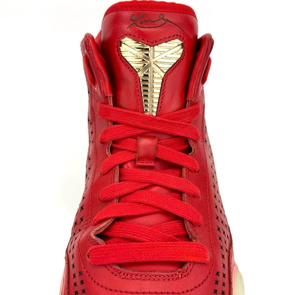 Nike Kobe X 10 Mid EXT 2015 Basketball Shoes Men Sz 13 University Red 802366-600 - Picture 11 of 16
